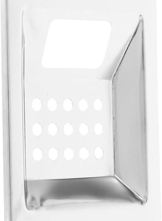 Stainless Steel Outdoor Ash Tray 11 8x9 8x1 5cm Portable Unbreakable Patio Ashtray - Image 1
